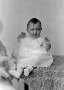 Photo of Carleen Sawyer, circa 1935 (age 1)