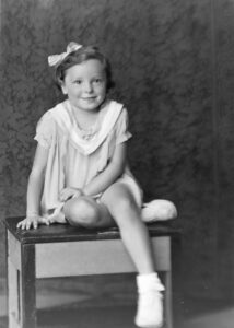 Anne Salamone, circa 1935 (age 5).