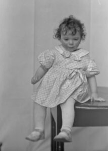 A Photo probably of the Daughter of Ruth Shuft, circa 1934.