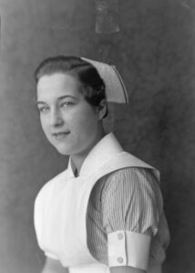 Photo of Arline Smith (Nursing Student), circa 1935.