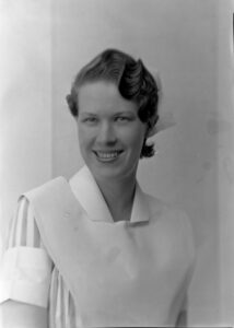 Photo of Elna Smith, Nursing Student, Circa 1934.