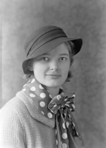 Photo of Gladys E Smith (of Bangor), circa 1935.