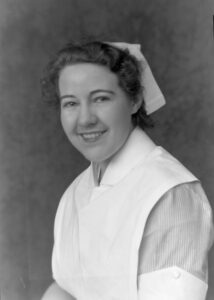 Photo of Madolyn Taylor, Student Nurse, circa 1934.