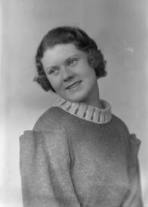 Photo of Pauline Taylor, circa 1934.