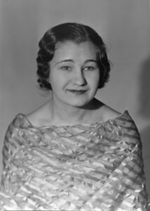 Photo of Sabina Terezevich, 1936.