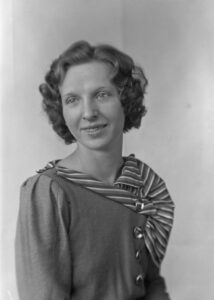 Photo of June Trider, 1934.