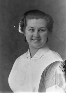 Photo of Vera York, Student Nurse, 1934.