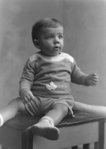 Photo of James Trew, circa 1934 (age 2).