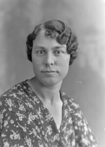 Photo of Almena/Almenda Pauline Wormell, née Pinkham, circa 1935.