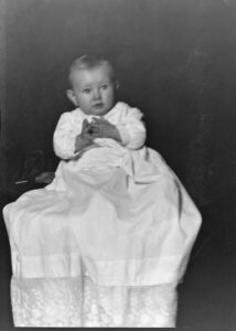 Photo of William C Johnson as a babu, circa 1935.