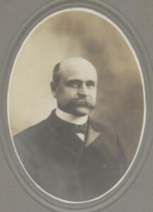 Photo of Edwin P Sampson, Headmaster at Thornton Academy (Saco, Maine) circa 1890s.