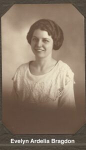 Photo of Evelyn Ardelia Bragdon, circa 1923