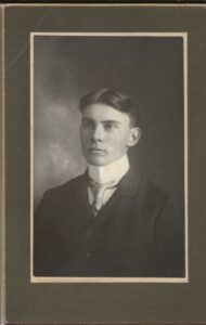 Photo of Lynnford Butterfield of La Salle County, Illinois, December 1889.