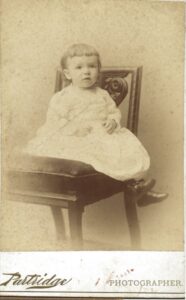 Photo of a young child, about 1 years old.