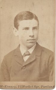 Photo of a young man, probably in his 20s that has not been identified.