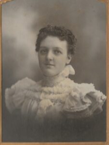 Photo of Helen Morrison, c. 1899.