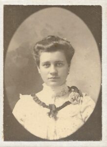 Photo of Annie Bailey, circa 1901.