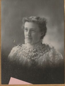 Photo of Ethel Dyer, circa 1899.