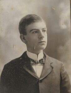 Photo of Harold Haggett, c. 1899.