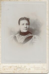 Photo of Edith Soule of South Portland, circa 1892.