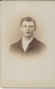 Photo of Eugene B. Skillin, of Portland, ME, circa 1893.