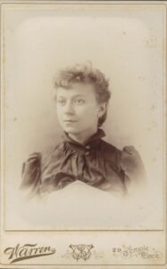 Photo of Hyla Skillin, circa 1887.