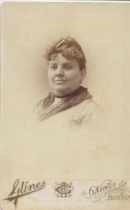 Photo of "Lizzie Wood" circa 1894.