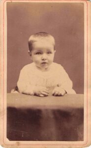 Photo of a child, 16 mos old, Richard Dresser Small.