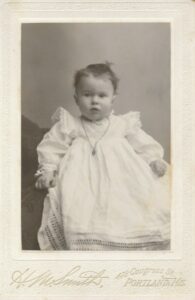 Photo of Edward Rand Sherman, 1900 (Age 1).