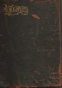 photo of the cover of the Hinkley Photographs Album.