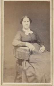 Photo of Rhoda (née Babb) Trickey, before 1880.