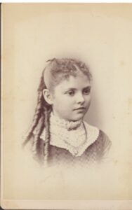 Photo of Liz Plummer as a child, circa 1897.