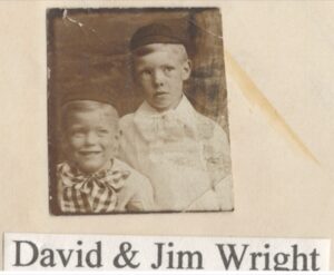 Photo of David and Jim Wright.