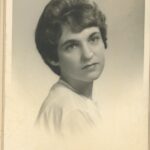 Photo of a young woman from the 1960s