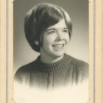 Photo of a young woman from the 1970s.