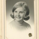 Photo of a young woman from the 1960s