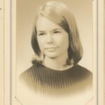 Photo of a young woman from the 1960s