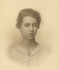 1918 Photo of Florence Trott.