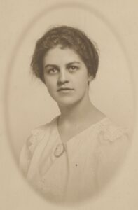 Photo of Esther McCarthy, 1918.