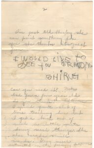 Image of Florence Darling Letter - page 2