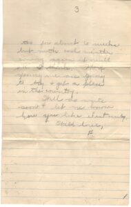 Image of Florence Darling Letter - page 3
