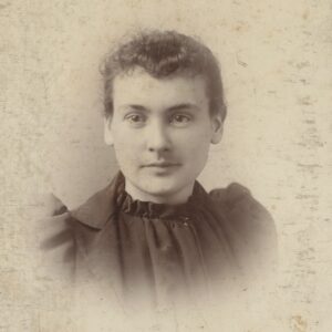 Photo of Annie Harrison, circa 1897