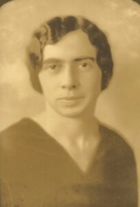 Photo of Mary Pederson, circa 1927