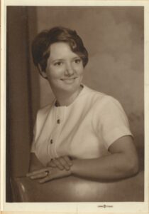 Photo of Sharon Michaud, 1969.