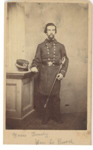 Photo of an Union Army officer, Civil War Period