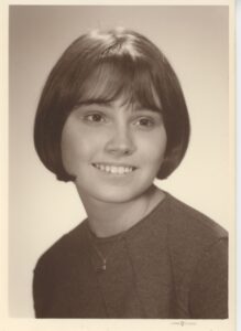 Photo of Jean Goddard, Portland HS, 1968.
