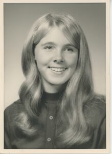 Photo of Sally Jean Simpson, Westbrook HS, 1971.