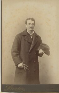 Clifford W Dyer cabinet card portrait Portland Maine Lamson Studio circa 1885
