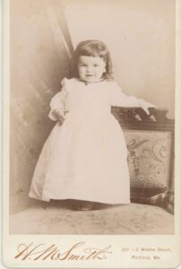 Henry T C Hersey child portrait H M Smith studio Portland Maine 1891